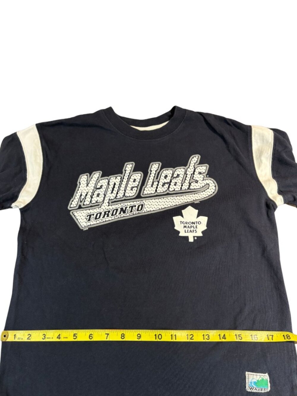 Vtg 90s Toronto Maple Leafs Shirt CGW Canadian Graphics West Size XS/Youth L - Picture 10 of 14